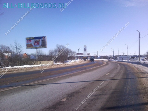 Тульское шоссе, напротив завода Вольво Б