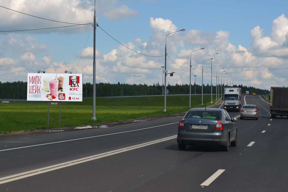 Чепелево, перед съездом на М2 Крым со стороны г. Чехов по направлению в Алачково, 047A2