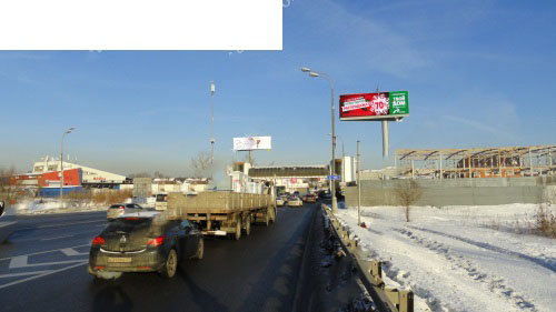 Щелковское шоссе, 16315 м (315 м от МКАД), справа (Видна при движении из Москвы) А