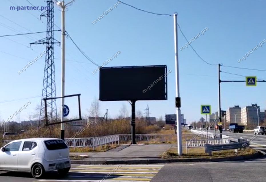 В городе Хабаровск установлен новый видеоэкран